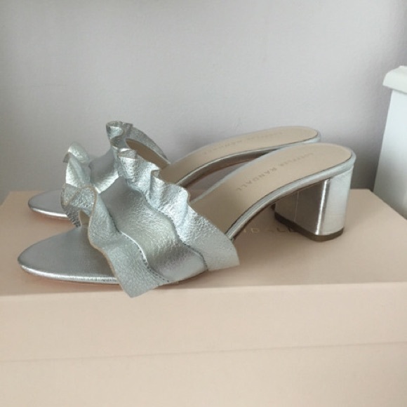 Loeffler Randall silver mules - Picture 3 of 7